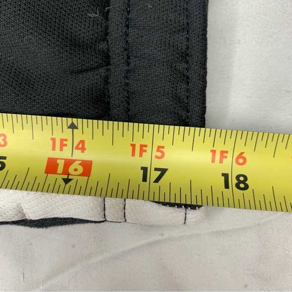 New Balance Womens White Stripe Black Shorts Activewear Size M Comfort Fit - Picture 6 of 7